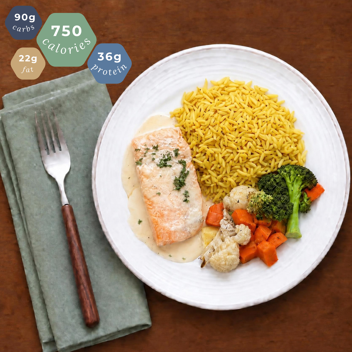 Salmon Entree - Serves 2