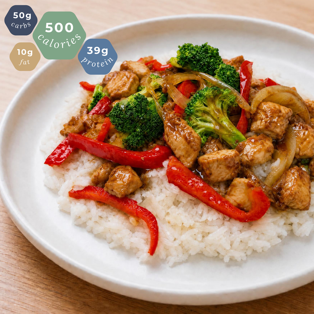 Teriyaki Rice Macro Bowl - DF - Hot
