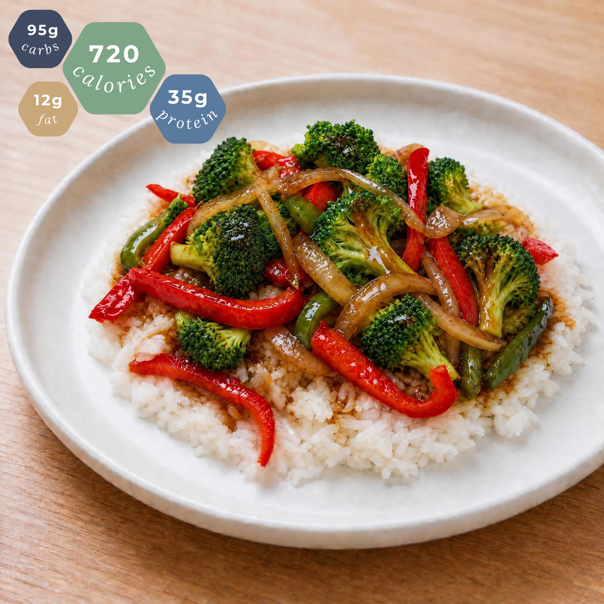 VG Teriyaki Rice Bowl - Serves 2